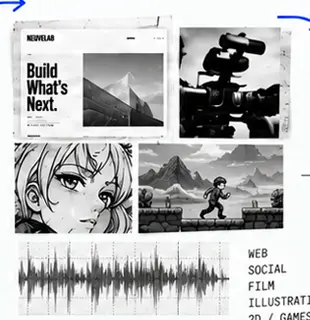 Multidisciplinary production across web, film, games and audio